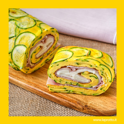 Rotolo di frittata allo zafferano